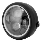 Faro Led Brillante Universal De Estilo Retro Para Motociclet