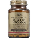 Solgar Biotina 1000 Mcg  100 Cápsulas Vegetales
