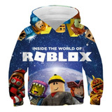 Sudadera Con Capucha Para Niños Con Impresión 3d De Roblox