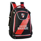 Mochila River Plate Original Oficial Con Red Porta Pelota