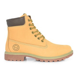 Borcego Hombre Cuero Freeway Bota Camel Goma Hcbo00979