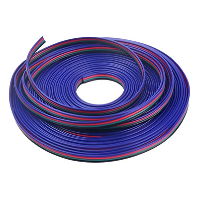 Cable Rgb Tiras Modulos Led 4 Hilos Multicolor #22 15 Metros | MercadoLibre