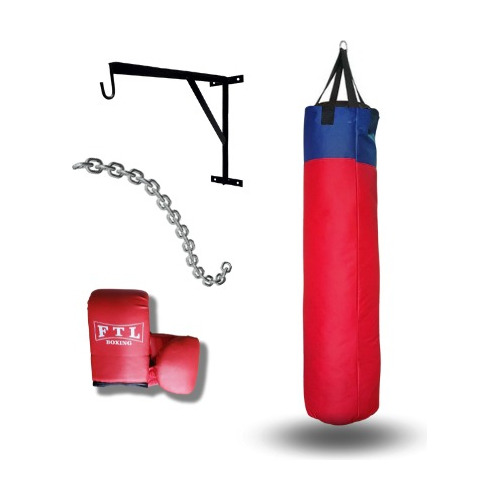 Combo Boxeo: Guantin + Bolsa 90 + Soporte + Cadena + Relleno