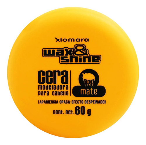 Cera Para Peinar Xiomara Wax & Shine Modeladora Mate 60g