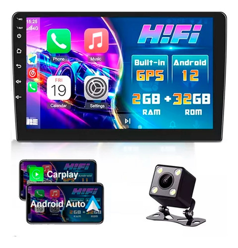 Autoestereo 2 Din Android 12 Mirror Link Wifi Gps Touch 10in