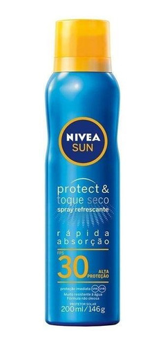 Protetor Solar Nivea Sun Spray Protect&fresh Fps30 200ml