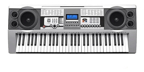 Teclado Musical Organo Jk-68 61 Teclas Split Lcd 100 Timbres
