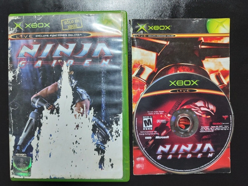 Ninja Gaiden Para Xbox Clásico Original Físico Funcionando N