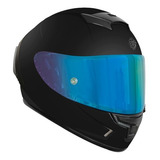 Casco Para Moto Kov Aircut Solid Negro Mate Mica Iridium Tamaño Del Casco Xl