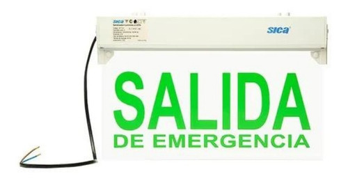 Cartel Salida De Emergencia Led Luminoso Sica