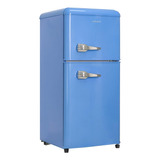 Refrigerador Compacto Retro; 3.5 Cu Ft; Anukis, Azul