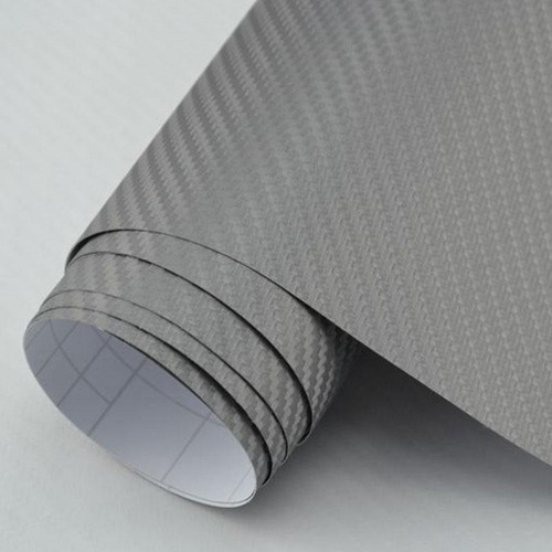 Vinyl Wrapping Fibra De Carbono 3d 1.52m X 1m Gris