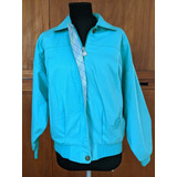 Campera adidas Retro Vintage 80 90 Celeste Talle 2