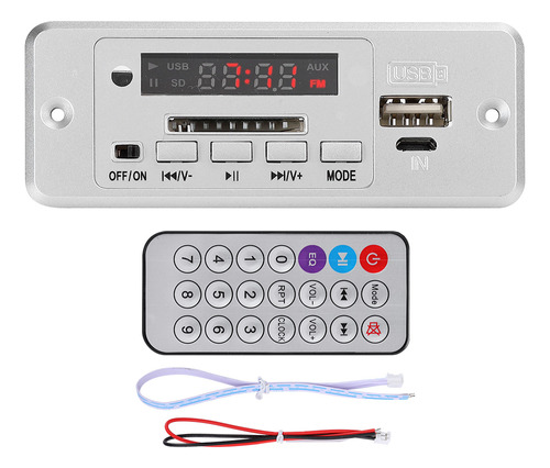 Módulo Mp3 5v, Placa De Decodificación De Radio Usb Fm, Repr