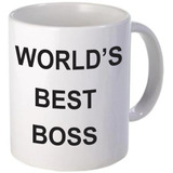 Taza De Ceramica The Office The Worlds Best Boss