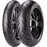 Kit Cubiertas 150 60 17 + 110 70 17 Pirelli Diablo Rosso 2