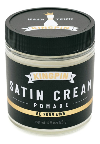 Cera Satinada De Kingpin. Pomada De Crema Orgánica Antiencre