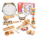 Juguetes Musicales De Madera Para Niños Percusión Montessori