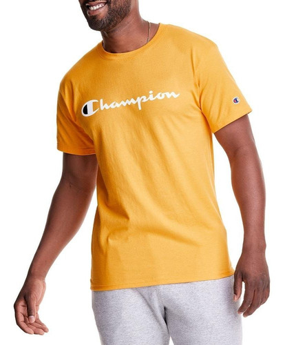 Camiseta Champion Gt23hy077 Para Hombre-amarillo