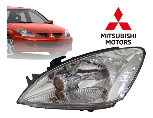 Faro Izquierdo Para Mitsubishi Lancer Touring (2005-2013) Foto 3