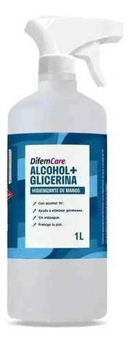 Alcohol Spray 70° C/glicerina | 1.0 Lt | Difem