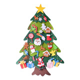 Árvore De Natal De Feltro Diy, Árvore De Natal De 3,2 Pés