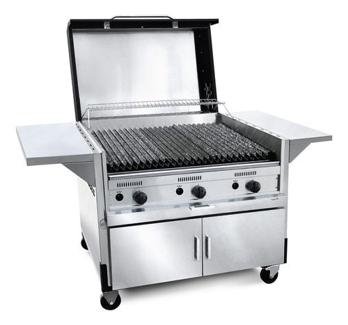 Parrilla A Gas Sauce Cook & Food 90 Cm Acero Inox - Tst