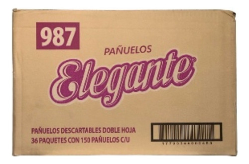 Pañuelos Elegante Suavidad Caja De 36 Packs X 150 C/u
