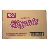 Pañuelos Elegante Suavidad Caja De 36 Packs X 150 C/u