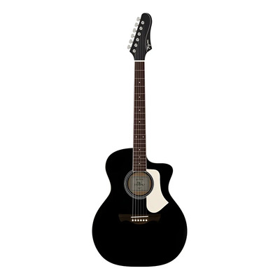 Violão Eletroacústico Tagima Rio Negro Bks Preto Fosco Material do diapasão Techwood Orientação da mão Destro | Frete grátis