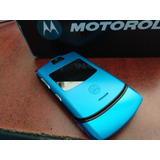 Motorola Rarz V3 Azul Impecable Para Uso Telcel Leer!!.