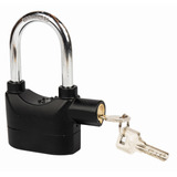 Cadeado Preto Lock Alarm C/ Alarme - Modelo K102bh