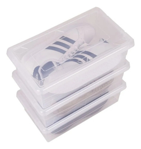 Caja Organizadoras Zapato Multiuso Plastico Con Tapa X1un