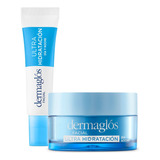 Kit Facial Dermaglos Ultra Hidratante Crema Contorno Ojos