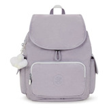 Mochila Original Média City Pack Kipling Tender Grey Cinza