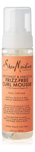 Sheamoisture Mousse Espuma Antifrizz De Coco E Hibisco 220ml