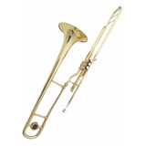 Trombone Sib Longo De Pistos Laqueado - Design Americano