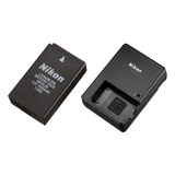 Bateria Nikon En-el20 + Cargador Mh-27 Kit A Aw1 J1 J2 J3 S1 V3 Blackmagic Pocket Cinema  Pocket Cinema