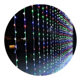 Cortina 800 Led Navidad Boda Multicolor 5x2 Mt Eventos