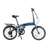 Bicicleta Electrica Plegable Kany C20 250w 25km Azul