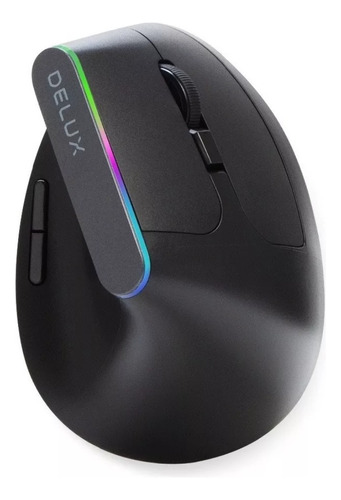 Mouse Vertical Delux Profissional Ergonômico Sem Fio 