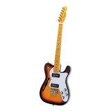 Guitarra Parquer Telecaster Thinline Semi Hueca Sunburst