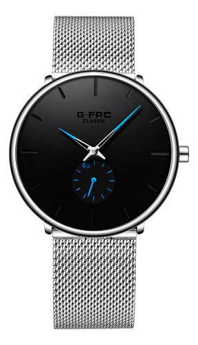 Reloj G-force Original C-301 Elegante Plateado + Estuche