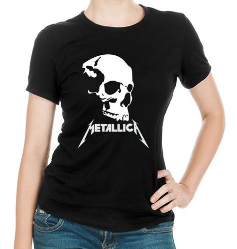 Linda Camiseta Dama Metallica