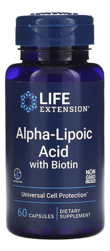 Life Extension Ácido Alfa-lipoico Con Biotina 60 Cápsulas