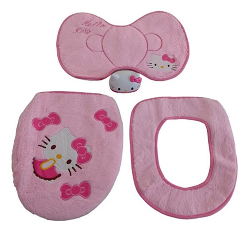 Juego De Baño Hello Kitty 3 Piezas + Jabonera