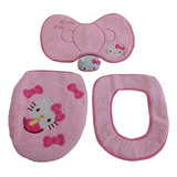 Juego De Baño Hello Kitty 3 Piezas + Jabonera