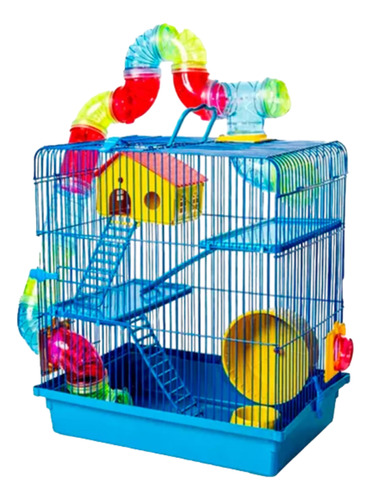 Gaiola Hamster Com Labirinto 3 Andares - Jel Plast