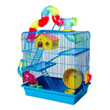 Gaiola Hamster Com Labirinto 3 Andares - Jel Plast