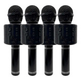 Kit 4 Micrófono Karaoke Bluetooth Mb-117 Link Bits